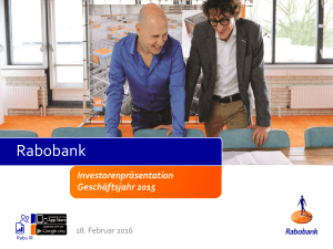 Investor Relations – Rabobank Group