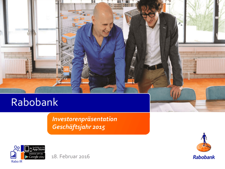 rabobank investor presentation 2022