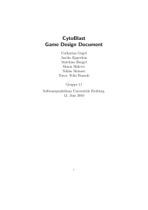 CytoBlast Game Design Document
