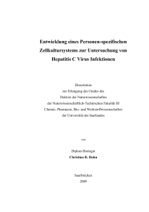 Entwicklung eines Personen-spezifischen