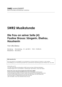 SWR2 Musikstunde