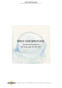 beruf und berufung