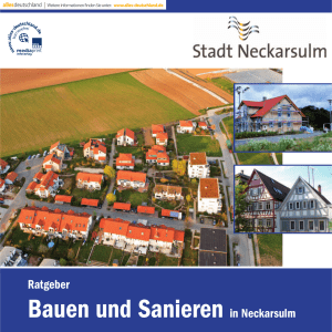 Bauen und Sanieren in Neckarsulm - total