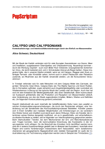 calypso und calypsonians - Humboldt