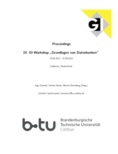 Proceedings des 24. GI-Workshop
