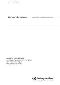 Wichtige Informationen