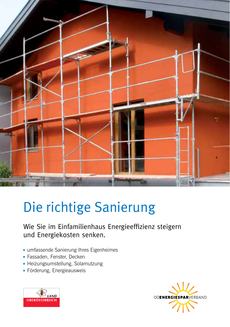 Die Richtige Sanierung Oö Energiesparverband