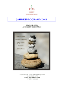 jahresprogramm 2018 - Das KIWA