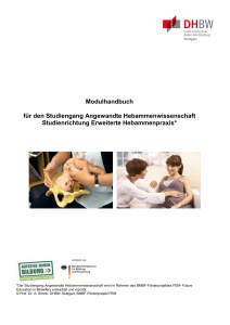 Modulhandbuch für den Studiengang Angewandte