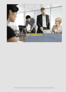Aktuelle Termine finden Sie unter www.sap.at/education