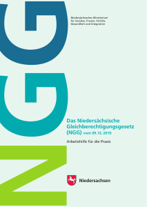 Das Niedersächsische Gleichberechtigungsgesetz (NGG)