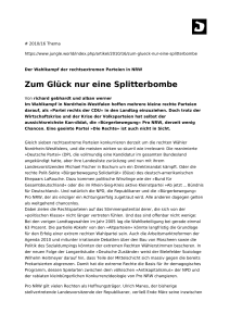 Zum Gl&uuml;ck nur eine Splitterbombe