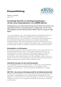 Pressemitteilung - A.KRÜSS Optronic GmbH