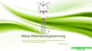 Airius W&auml;rmer&uuml;ckgewinnung