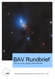 BAV Rundbrief Nr. 2 (2017)