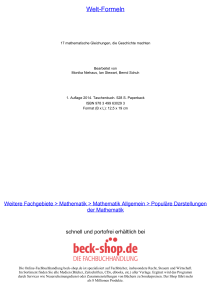 Welt-Formeln - ReadingSample - Beck-Shop