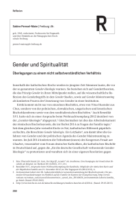 Gender und Spiritualität - geistundleben.de