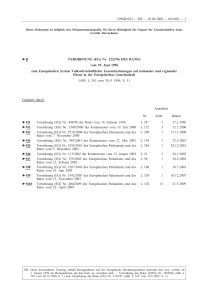 B VERORDNUNG (EG) Nr. 2223/96 DES RATES vom 25