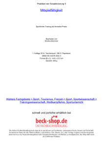 Mitspielfähigkeit - ReadingSample - Beck-Shop