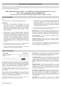 KIID Class A USD Accumulating - Primo UCITS