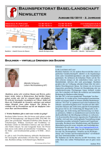 Bauinspektorat Newsletter 2010/2