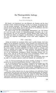Zur Theatergeschichte Ambergs