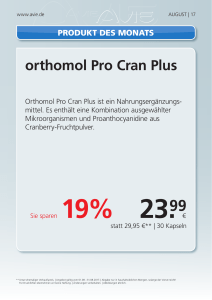 orthomol Pro Cran Plus