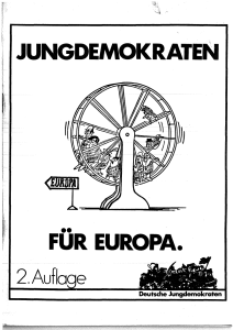JUNGDEMOKRATEN FUR EUROPA.