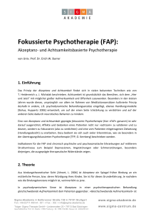 Fokussierte Psychotherapie (FAP) - Sigma