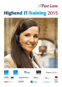 Highend IT-Training 2015