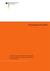 Finanzbericht 2015 - Bundesfinanzministerium