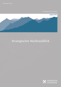 Strategischer Marktausblick 2016/08