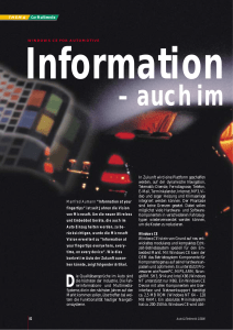 Die Qualit&auml;tsanspr&uuml;che im Auto sind die - All