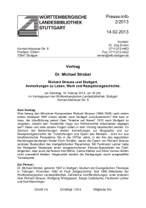 Presse-Info 2/2013 14.02.2013 - Württembergische Landesbibliothek