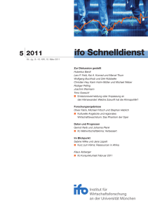 ifo Schnelldienst 5/2011