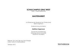 SCHULCAMPUS GRAZ WEST | Masterarbeit