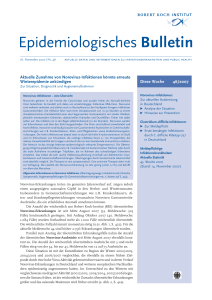 Epidemiologisches Bulletin 46/2007