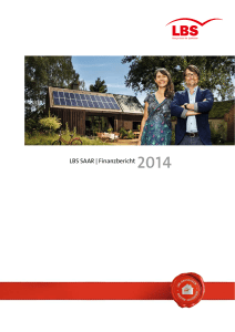 LBS SAAR | Finanzbericht 2014