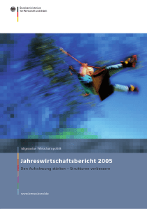 Jahreswirtschaftsbericht 2005