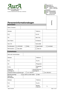 Personeninformationsbogen