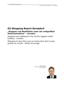 G3 Shopping Resort Gerasdorf - Forum