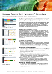 Balanced Scorecard mit hyperspace® Dimensions