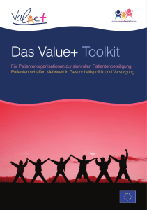 Das Value+ Toolkit - European Patients` Forum