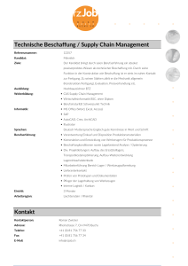 PDF - Technische Beschaffung / Supply Chain Management