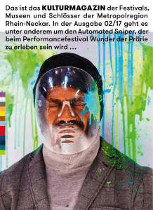 Das ist das KULTURMAGAZIN der Festivals, Museen und Schl&ouml;sser