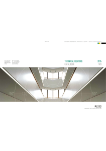 TECHNICAL LIGHTING CATALOGUE 2015 V01