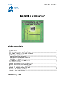 Kapitel 5 Verstärker