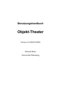 Objekt-Theater - Programmierkurs Java