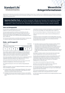 Wesentliche Anlegerinformationen - fund