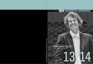 konzertsaison 2013 | 2014